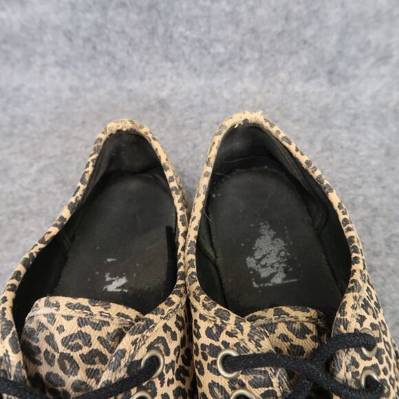 Vans Shoes Womens 7 Sneaker Authentic Low Pro Skate Casual Leopard Cheetah Brown - Picture 13 of 13